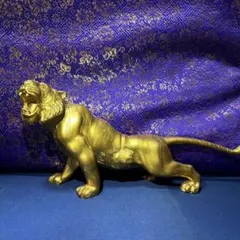 村田宏作 虎 置物 飾り物 トラ 寅 とら 金属工芸 彫刻 骨董品 白銅製