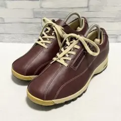 YONEX パワークッション サイドジップスニーカー 【23cm】赤茶