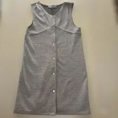 ノースリーブワンピース　ジレ　ロングジレ　ベスト