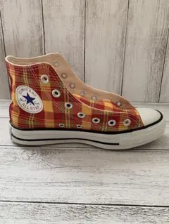 【中古】CONVERSE ALL STAR チェック柄　23.5cm