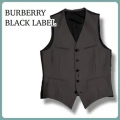 BURBERRY BLACK LABEL テーラードベスト ウール混 ジレ