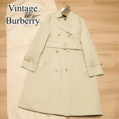 貴重最高級 ヴィンテージ バーバリー BURBERRYトレンチコート 襟チェック