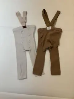 サスペンダーレギンス パンツ