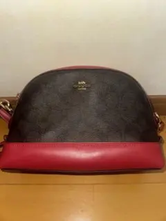 COACH ショルダーバッグ ブラウン/レッドのサムネイル
