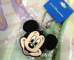 ミッキー　バッグチャーム　ケース付　シリコン　ディズニーリゾート　ミッキーマウス