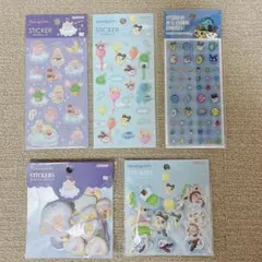 新品未開封たまごっち♡タイル、キラふわシール、ぷっくりピースシール　5枚セット