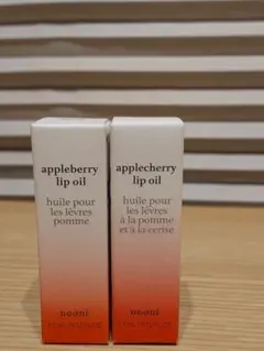 【新】nooni アップルベリー＆アップルチェリー リップオイル 2本セットのサムネイル