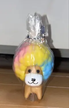 アフロ犬 メジャー フィギュア キーホルダー アニメ レトロ レア