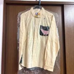 HBNS 長袖シャツ サイズ 黄色　鹿　イエロー