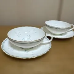 Noritake ノリタケ カップ&ソーサー　2客