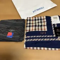 DAKS シルク・大判ハンカチ 66cm ungaroハンカチ2枚セット未使用品