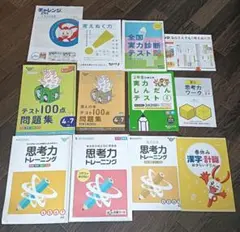 チャレンジ テスト100点問題集 思考力トレーニング 全国実力診断テスト漢字計算のサムネイル