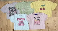 在庫処分！値下げ！90cm Tシャツセット 5点