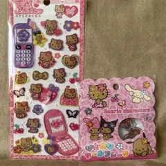 ⚫︎おはじきシールフレーク⚫︎平成はっぴーフォン