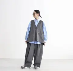 miziuro ind ワイドシャツチュニック セットアップ