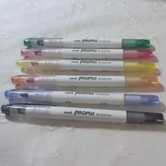 uni マーカー6本セット