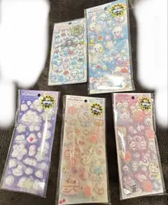 正規品 ピカプニシール ジュエルプチドロップシール 5枚セット