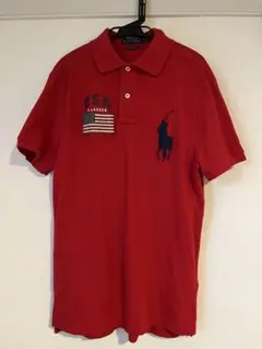 POLO RALPH LAUREN ポロラルフローレン　ポロシャツ 赤