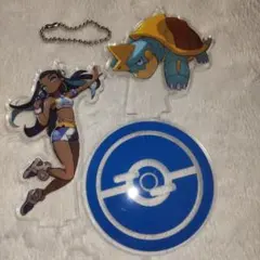 ポケモン　ルリナ&カジリガメ　アクリルスタンドキーホルダー