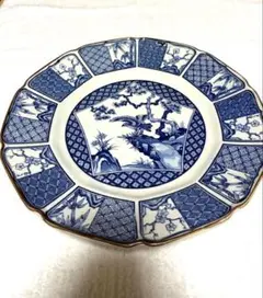 青白い八角形陶磁器皿 青白い八角形陶磁器皿 - メルカリ