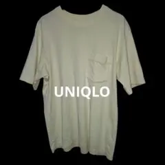UNIQLOユニクロクルーネックTシャツメンズMパステルイエローユニセックス