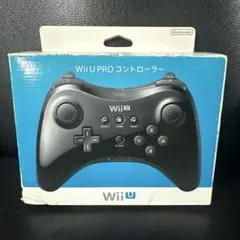 Wii U PRO コントローラー WUP-005 ブラック 充電ケーブルなし