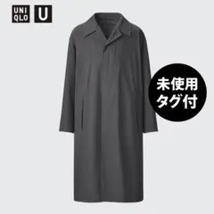 ステンカラーコート ポリエステル メンズ