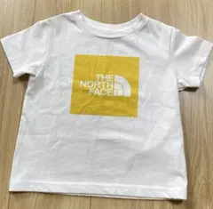 100cm THE NORTH FACE Tシャツ ホワイト イエローのサムネイル