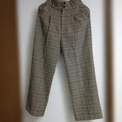 JEANAsisモールチェックパンツ Fサイズ　ポリエステル ジーナシスのサムネイル