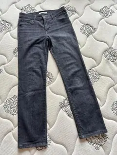 美品 Levi's 312 SHAPING SLIM 27 黒ジーンズストレッチ