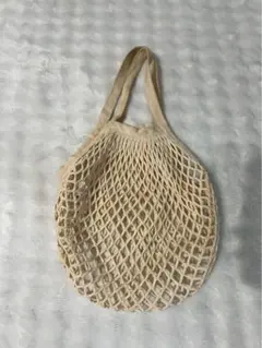 コットン メッシュバッグ ネットバッグ 生成り