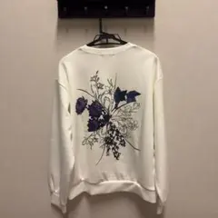 HARE フローラコラージュバックプリントスウェット 試着のみ