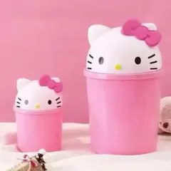 ハローキティ ダストボックス ルームボックス ゴミ箱 ピンク - メルカリ