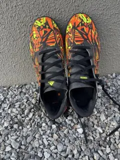 adidas Messi サッカートレシュー 蛍光オレンジ/イエロー 24.0