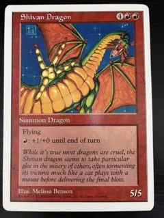 シヴ山のドラゴン【Shivan Dragon】 クリーチャー〔管番: 100〕 12091401_6392c113df118.jpg