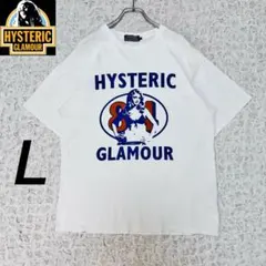 『大人気』　ヒステリックグラマー Tシャツ ビッグロゴ　ヒスガール　白　【L】