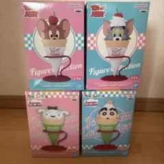 トムとジェリー　クレヨンしんちゃん　フィギュアまとめ