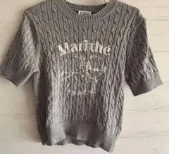【美品】MARITHE FRANCOIS GIRBAUD 半袖セーター Mのサムネイル