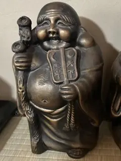 真鍮製 開運 七福神 置物 縁起物 大黒様 大黒天 骨董 - メルカリ