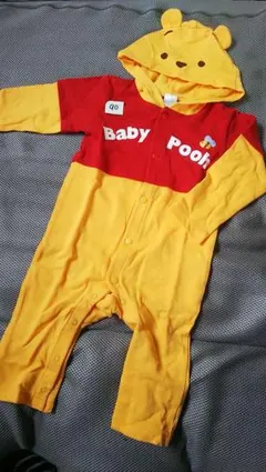 くまのプーさんベビープーさん新品未使用着ぐるみオールなりきり