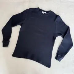 【美品】ユナイテッドアローズ ワッフル サーマル ロンT ネイビー Mサイズのサムネイル