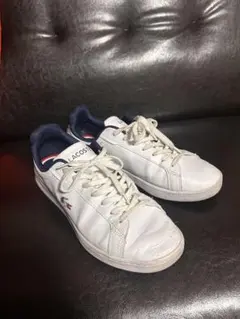 Lacoste ホワイトレザー スニーカー