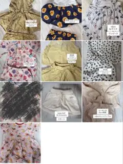 女児夏服 まとめ売り80〜90サイズ