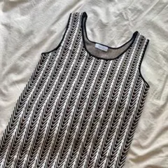 ニット素材タンクトップ