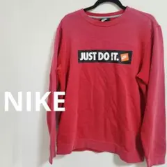 Nike 赤 トレーナー XL JUST DO IT. 古着 スウェット