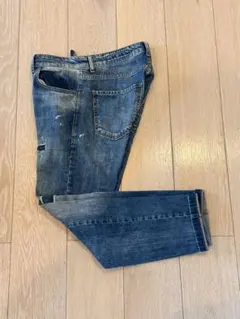 ダメージ加工 デニムパンツ メンズ　アントレアミのサムネイル