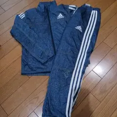 adidas　子供　ジャージ　上下 セット　140