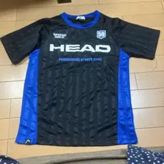 HEAD サッカーウェア 半袖シャツ ブラック ブルー 150お値下げ中のサムネイル