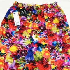 【新品完売品】M フラワープリントマーメイドスカートFYOS