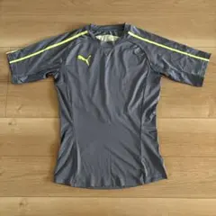 PUMA グレー メンズSサイズ サッカーシャツ